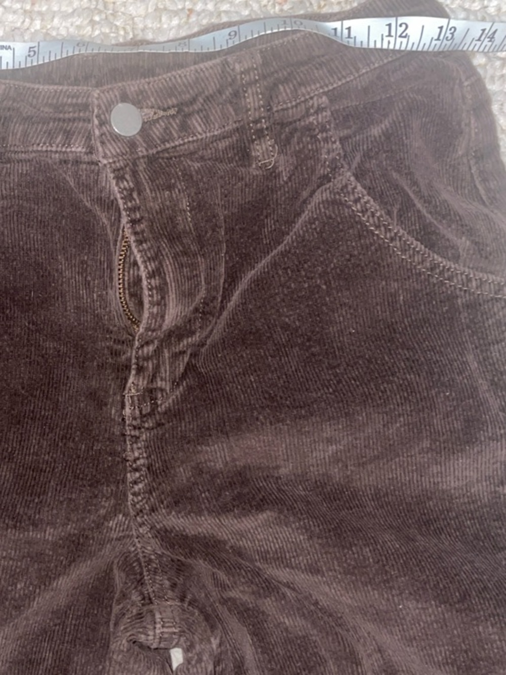 SHEIN Corduroy Pants Duo in Rust and Dark Brown SzM - Picture 3 of 6